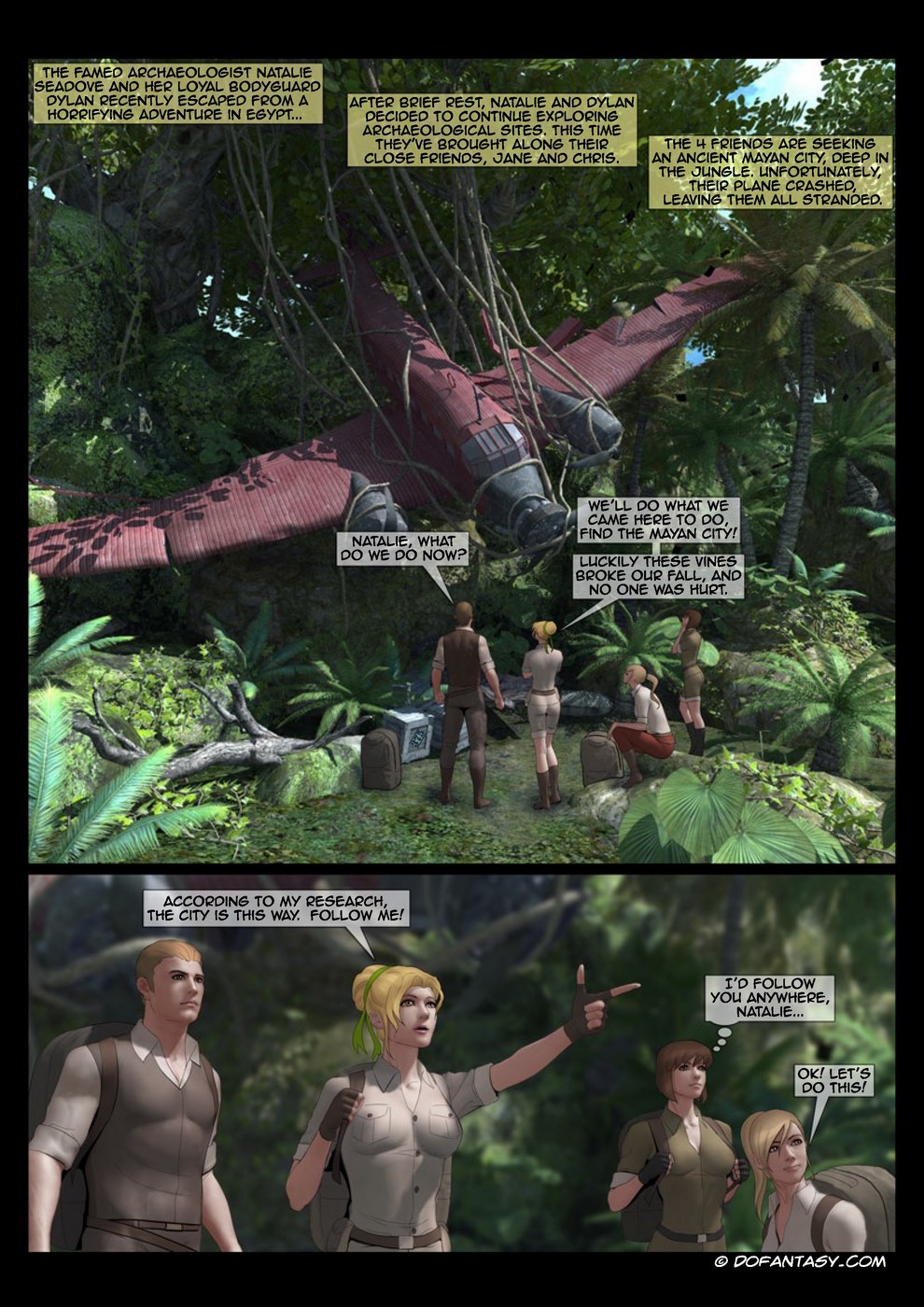 Feather – Maya Adventure Porncomics 004