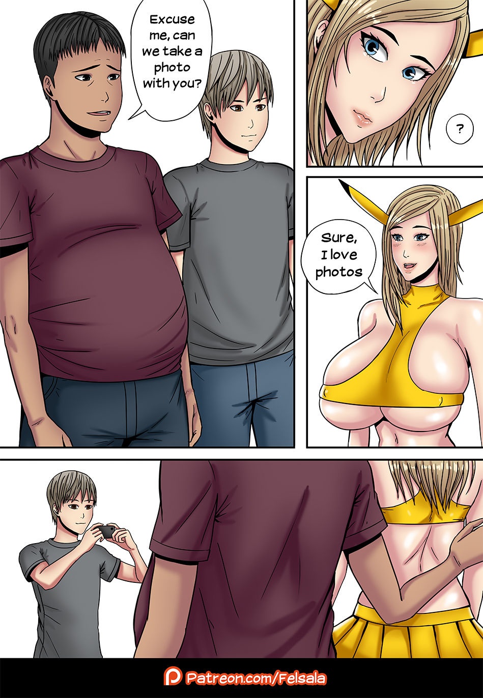 Felsala – Cosplayer Lulu Adult Comics 003