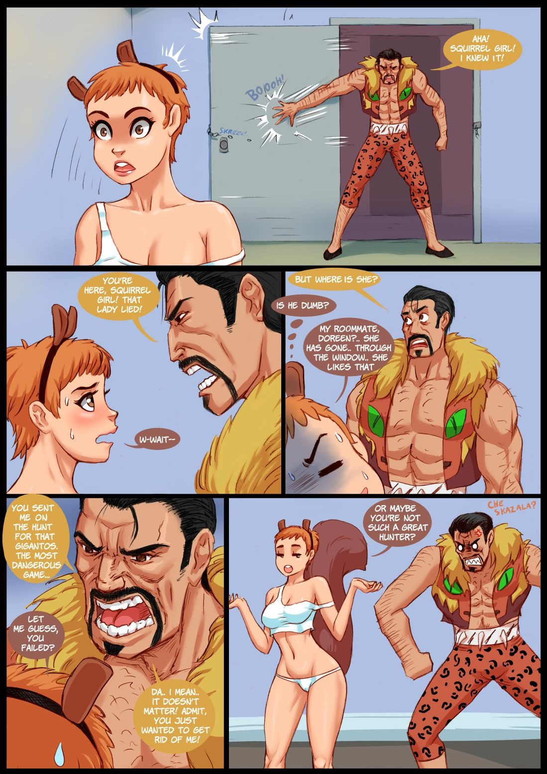 Flick – Squirrel Girl vs Kraven Adult Comics 003