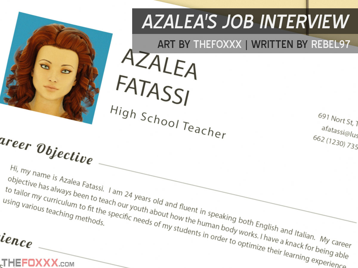 Foxxx – Azaleaus Job Interview 3D Porn Comics 001