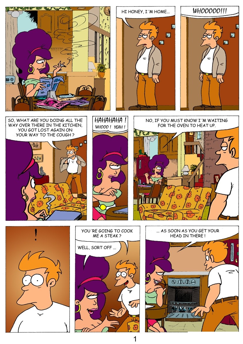Futurama – Love and Marriage Adult Comics 002