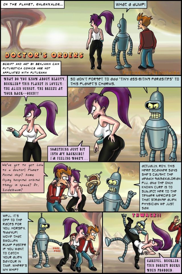 Futurama- Doctorus Orders Adult Comics 001