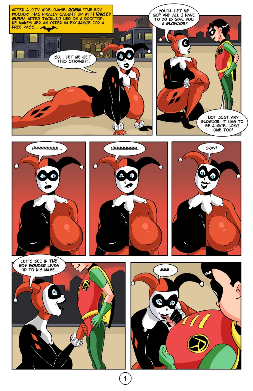 Glassfish – Robin’s Big Score Adult Comics 001