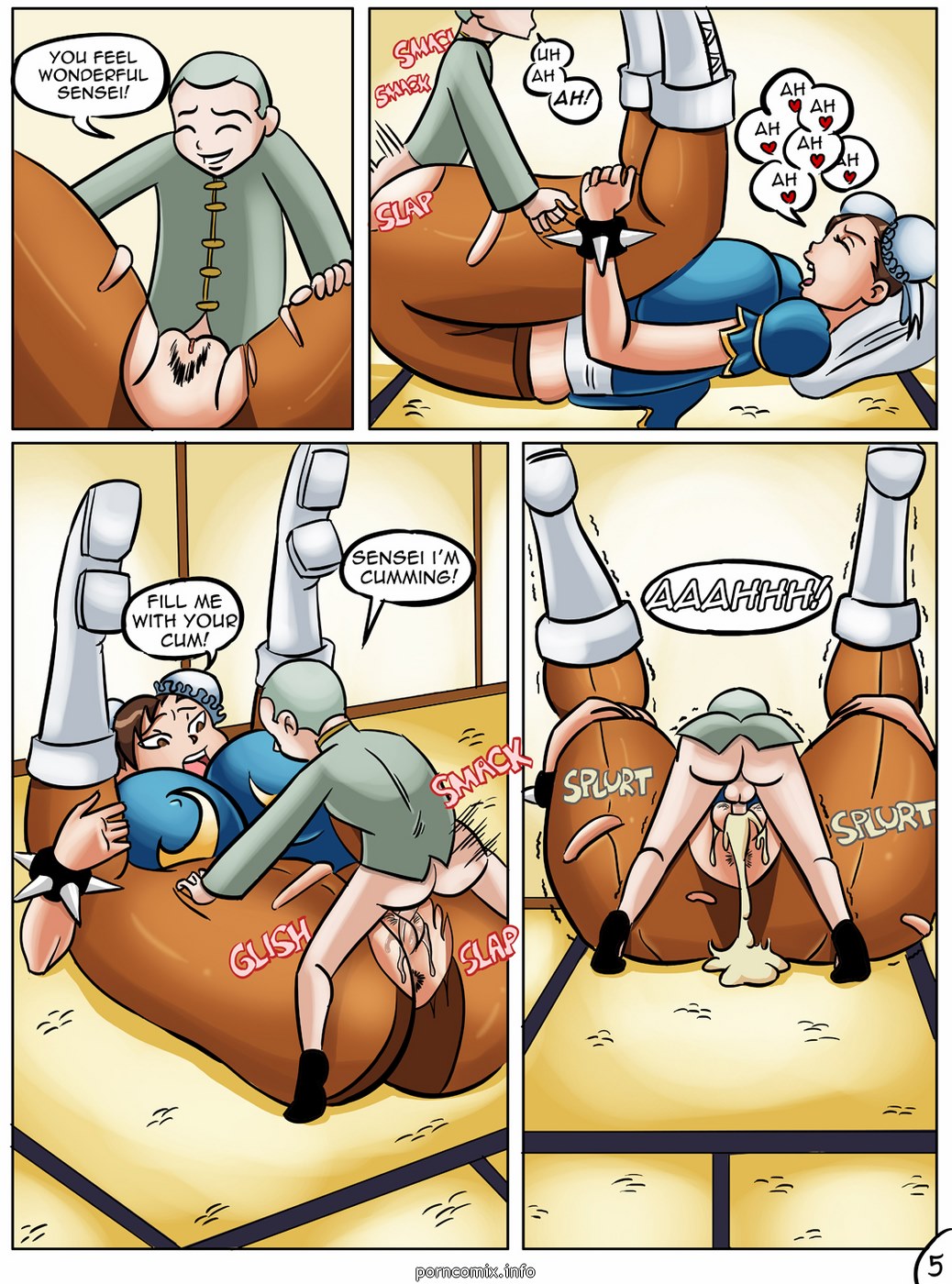 Glassfish- Chun-Li’s Private Lesson  Comics 006