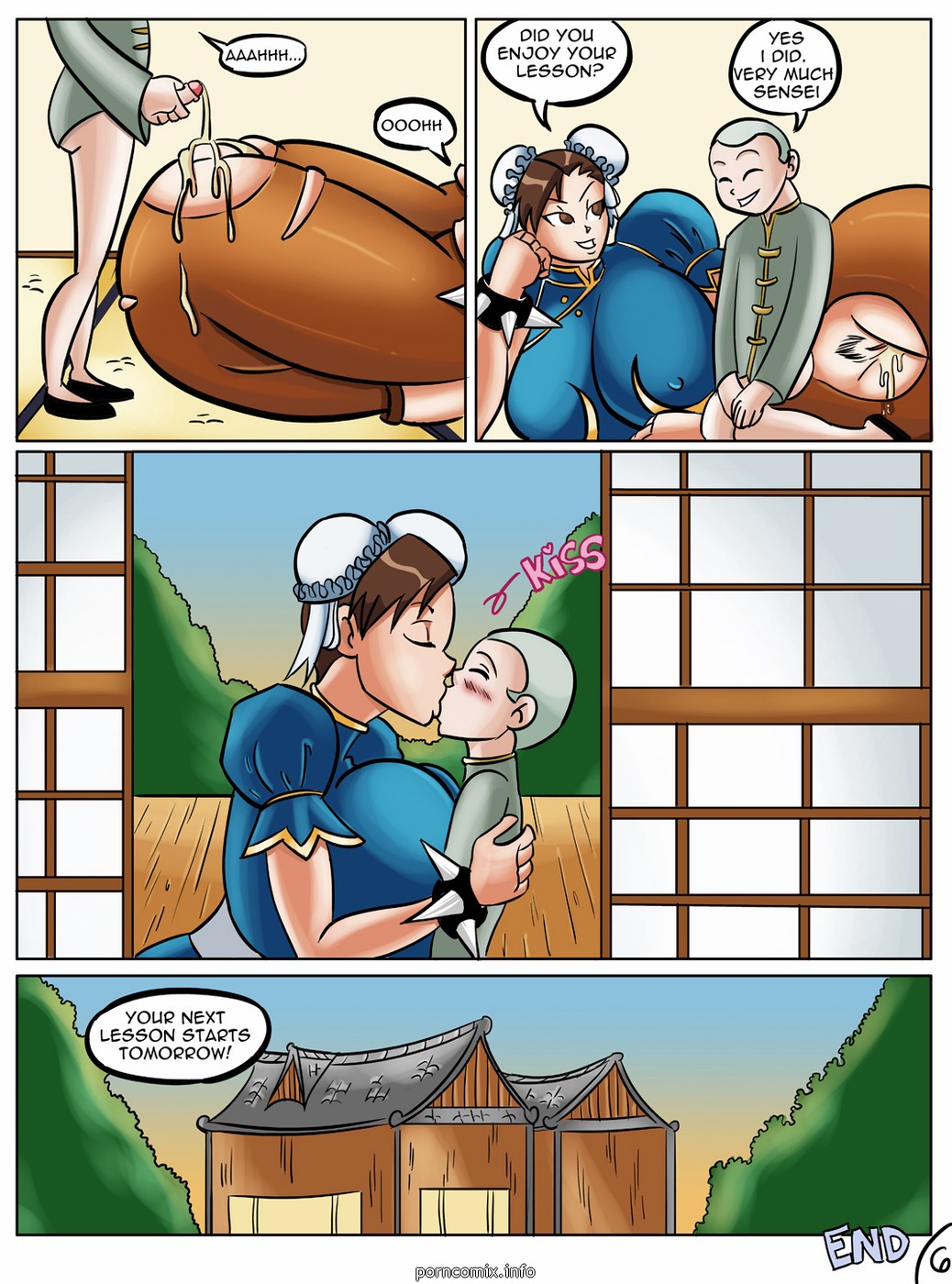 Glassfish- Chun-Li’s Private Lesson  Comics 007