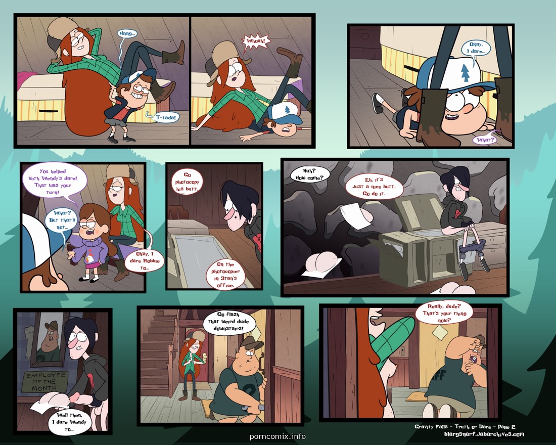 Gravity falls- Truth or dare Adult Comics 003