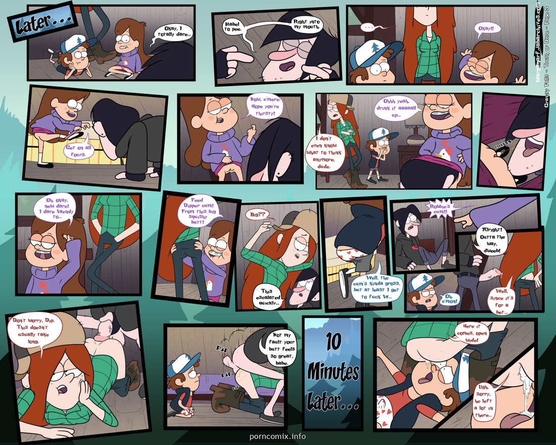 Gravity falls- Truth or dare Adult Comics 004