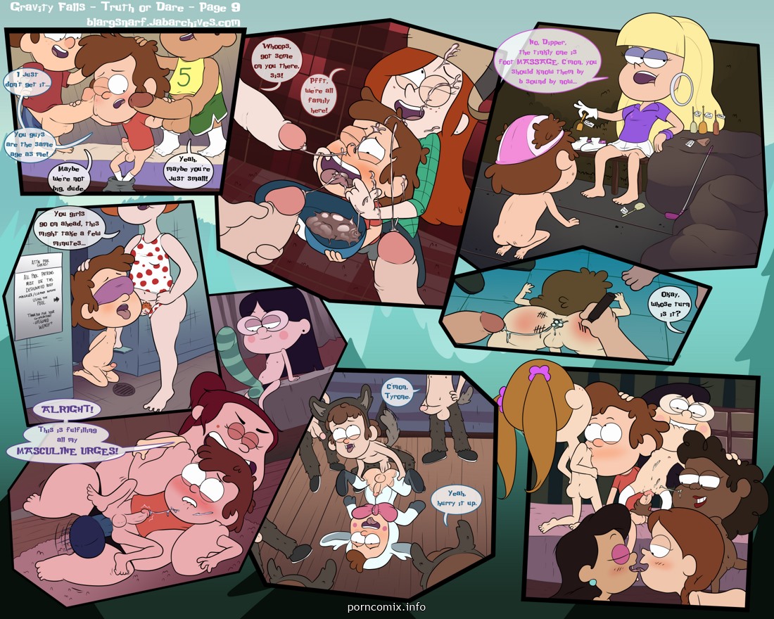 Gravity falls- Truth or dare Adult Comics 009
