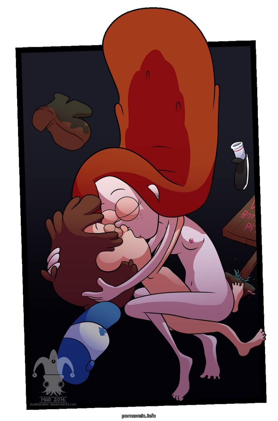 Gravity falls- Truth or dare Adult Comics 012