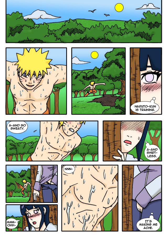 Hinata – Help him train(Naruto) Hentai Manga 001