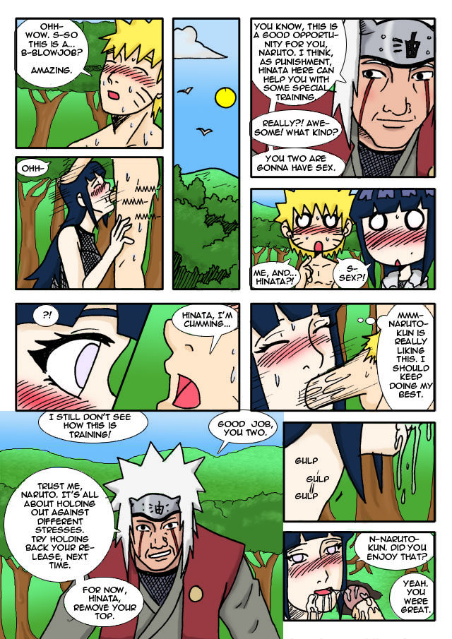Hinata – Help him train(Naruto) Hentai Manga 003