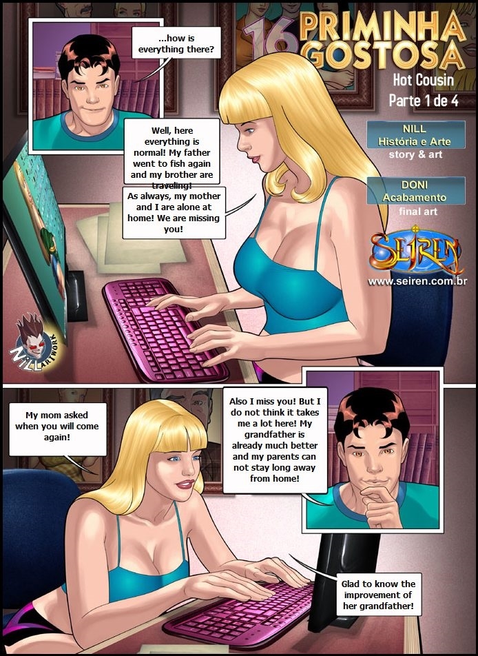 Hot Cousin 16 – Part 1 (English) Adult Comics 002