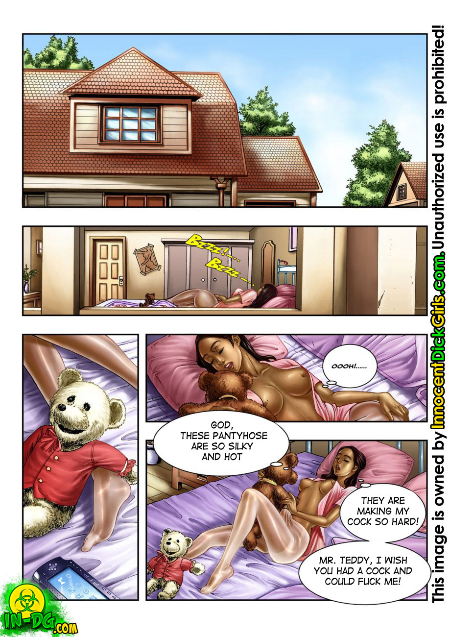 Innocent dickgirl – The Surprised Repairman  (Porncomics) 002