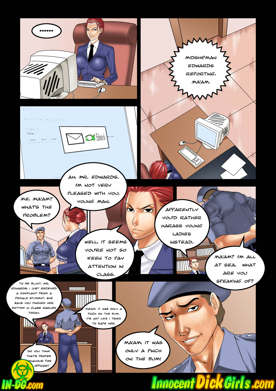 Innocent Dickgirls – Accused, Guilty Porncomics 004