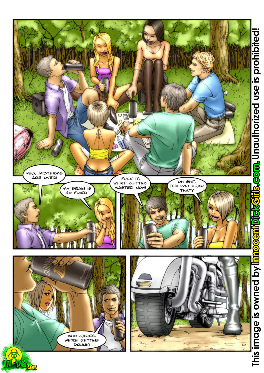 Innocent Dickgirls – Busted Porncomics 002