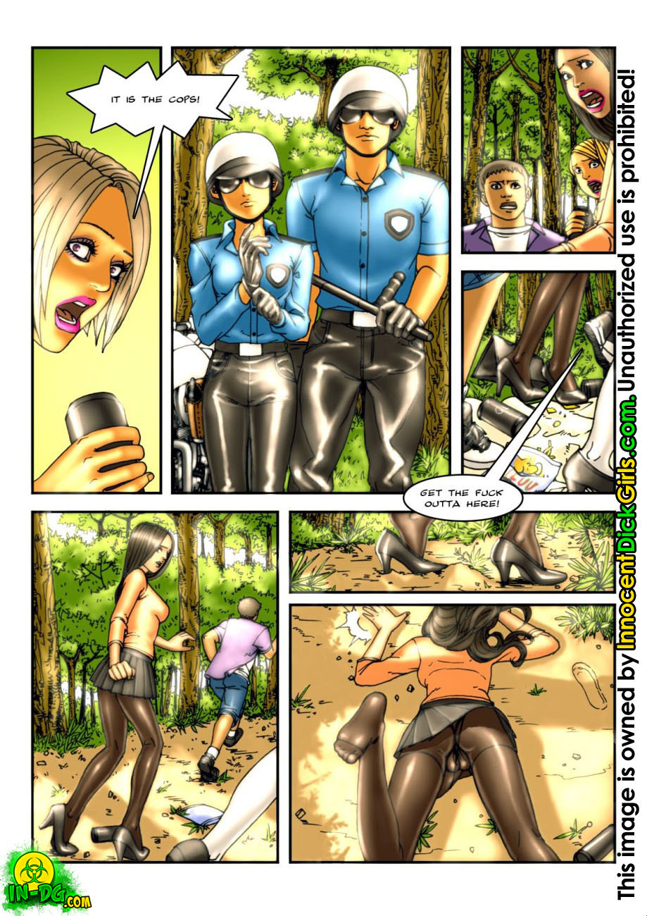 Innocent Dickgirls – Busted Porncomics 003
