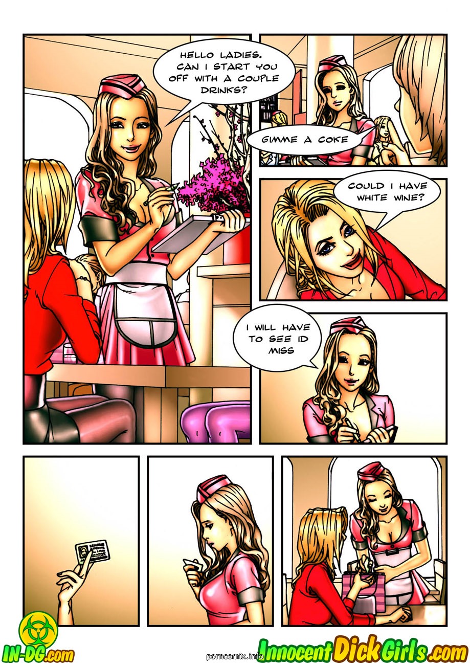 Innocent Dickgirls – Shopping And Dinner Porncomics 004