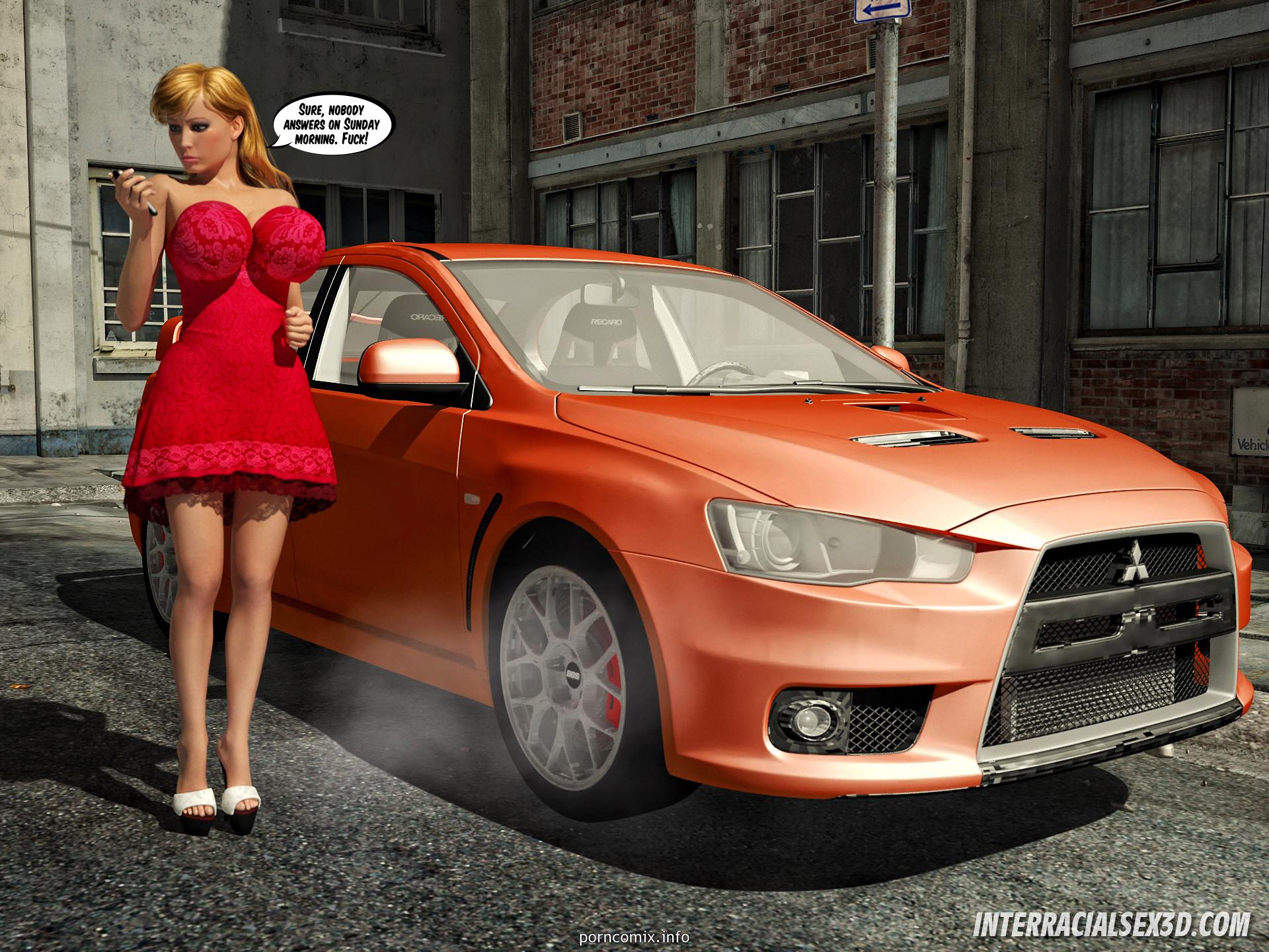 InterracialSex3D – Ghetto Pussy Riders 3D Porn Comics 002