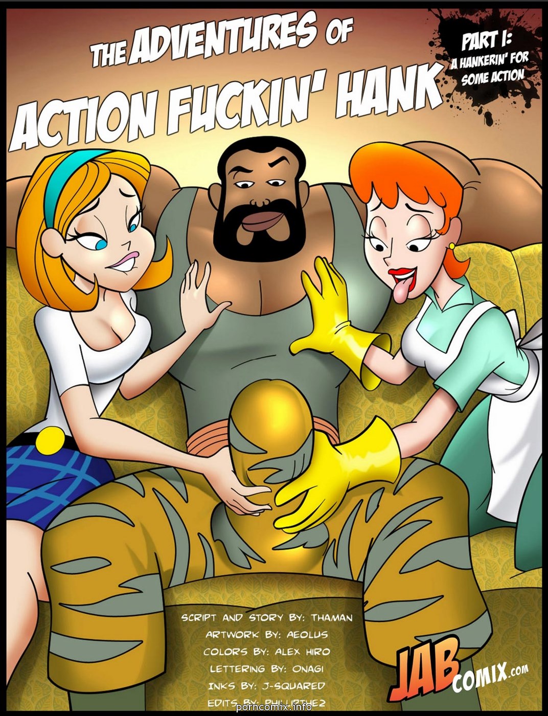 Jab Comix – Adventures of Action Fuckin’ Hank  (Jab Comix) 001