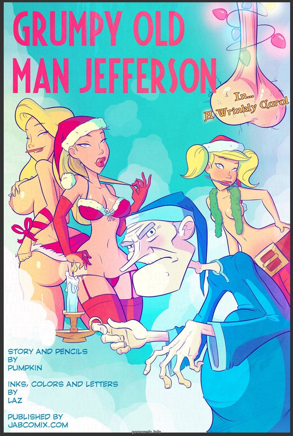 Jab Comix – Grumpy Old Man Jefferson- A Wrinkly Carol  (Jab Comix) 001