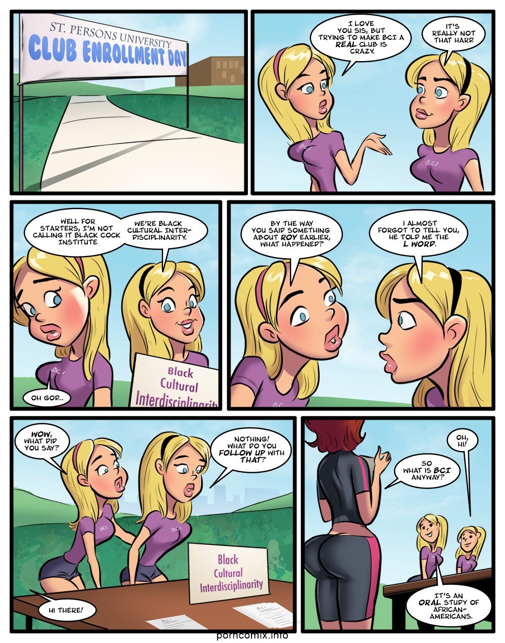 John Persons – Black Cock Institute 2 Interracial Comics 009
