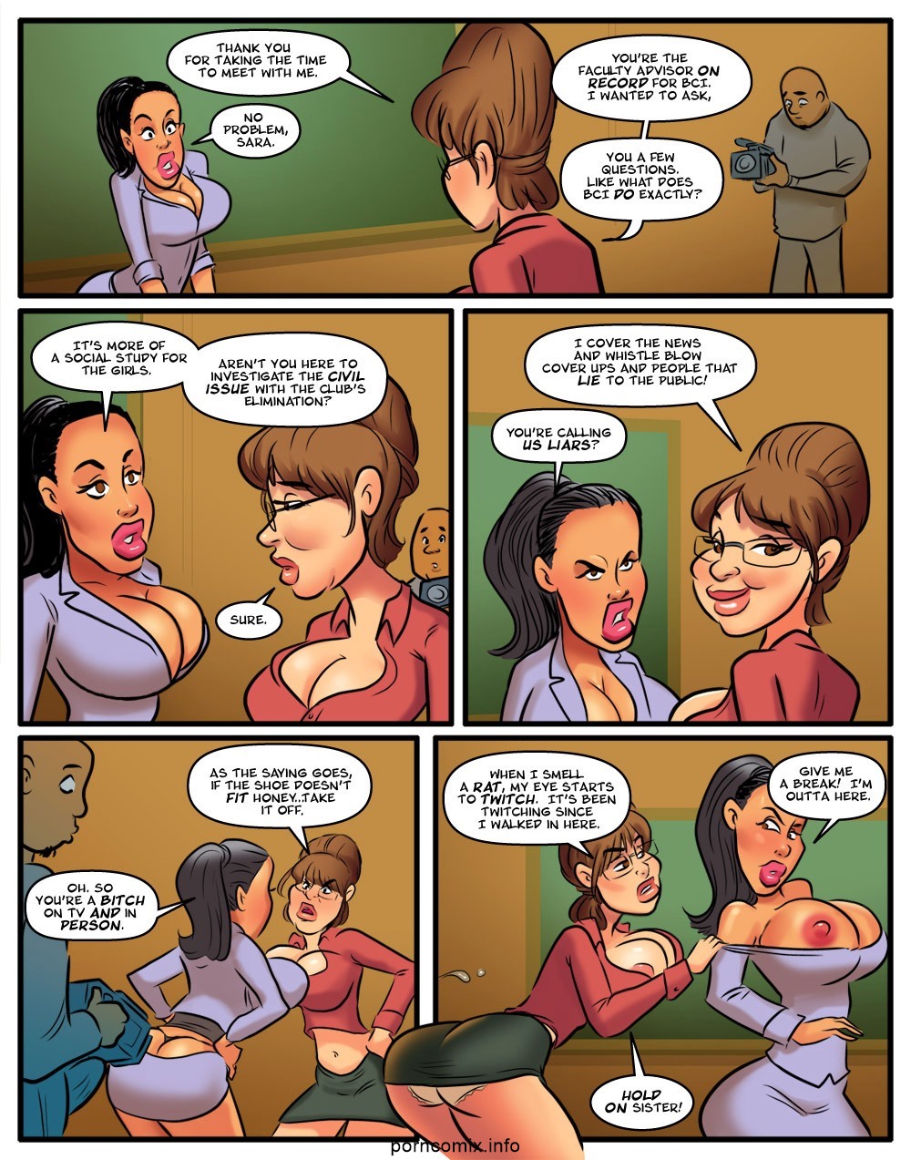 John Persons – Black Cock Institute 2 Interracial Comics 033