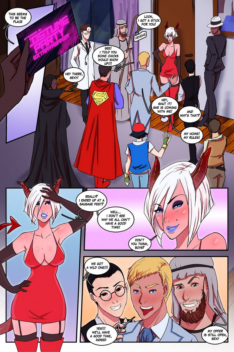 Kannel – Costume Party Extravaganza Adult Comics 001