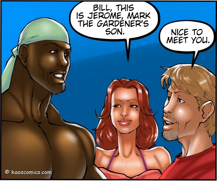 Kaos – Wife And The Black Gardeners 2 Interracial Comics 020