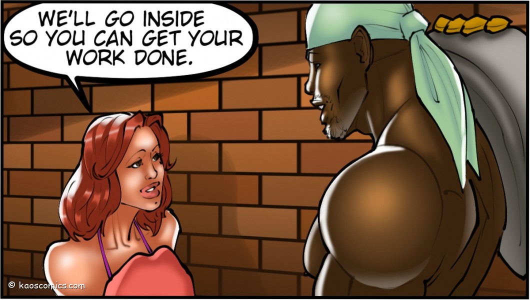 Kaos – Wife And The Black Gardeners 2 Interracial Comics 021