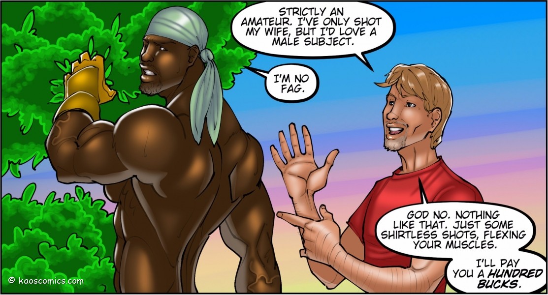 Kaos – Wife And The Black Gardeners 2 Interracial Comics 023