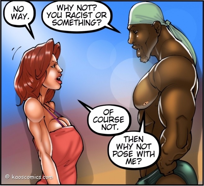Kaos – Wife And The Black Gardeners 2 Interracial Comics 035