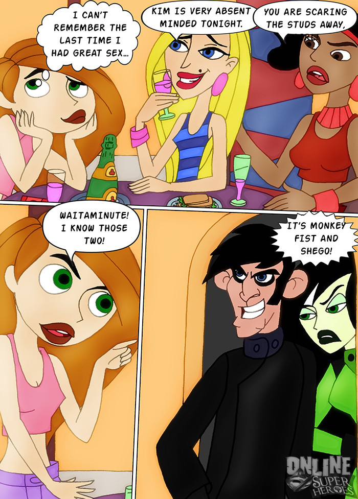 Kim Possible – In the Rest Room Adult Comics 001