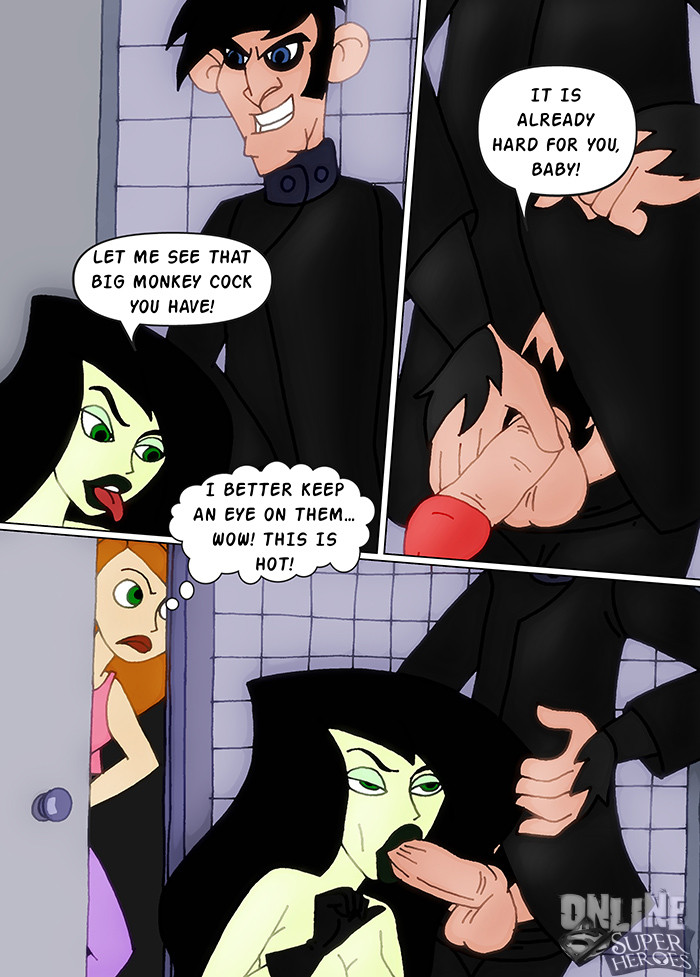 Kim Possible – In the Rest Room Adult Comics 003