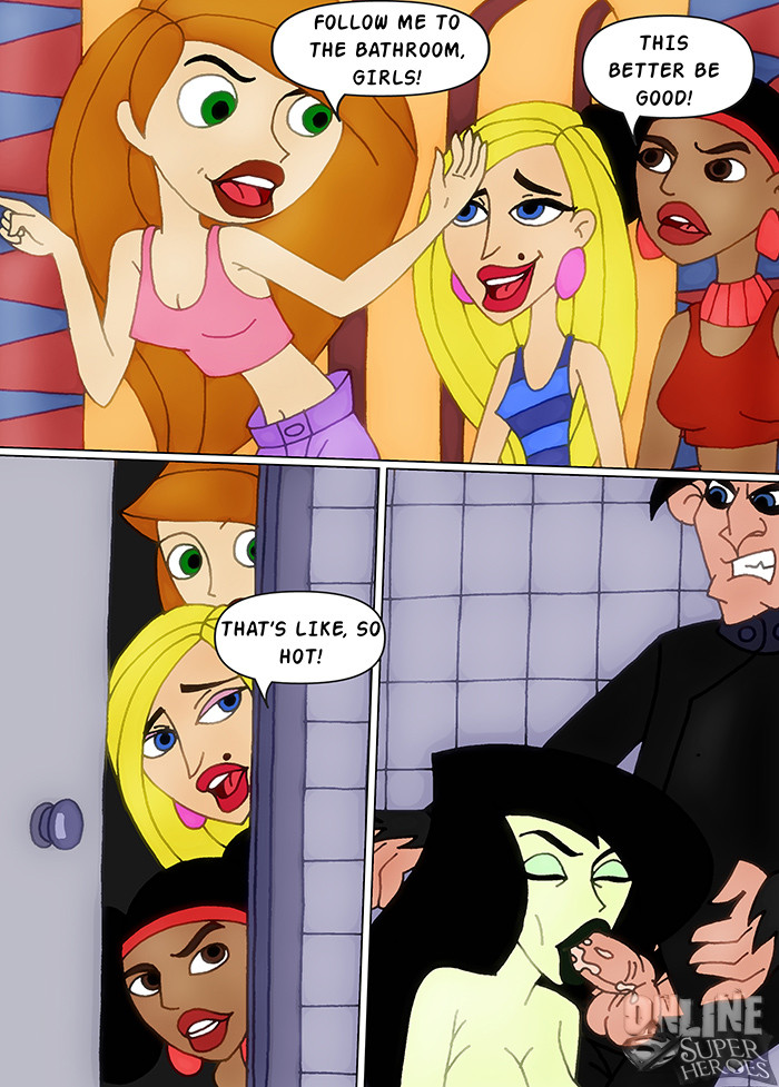 Kim Possible – In the Rest Room Adult Comics 004