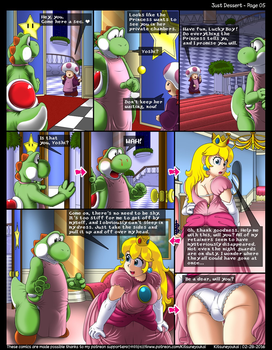 Kitsune Youkai – Just Dessert, Mario Adult Comics 002