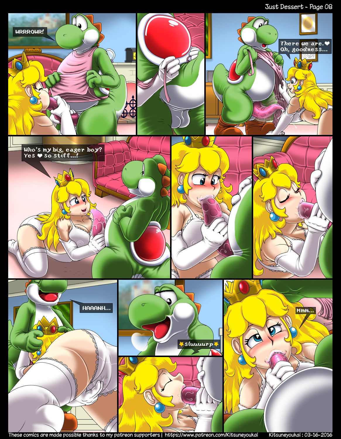 Kitsune Youkai – Just Dessert, Mario Adult Comics 004