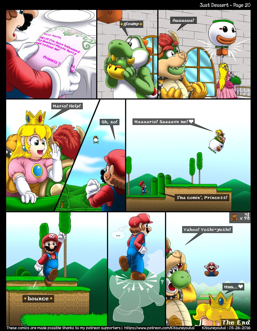 Kitsune Youkai – Just Dessert, Mario Adult Comics 016