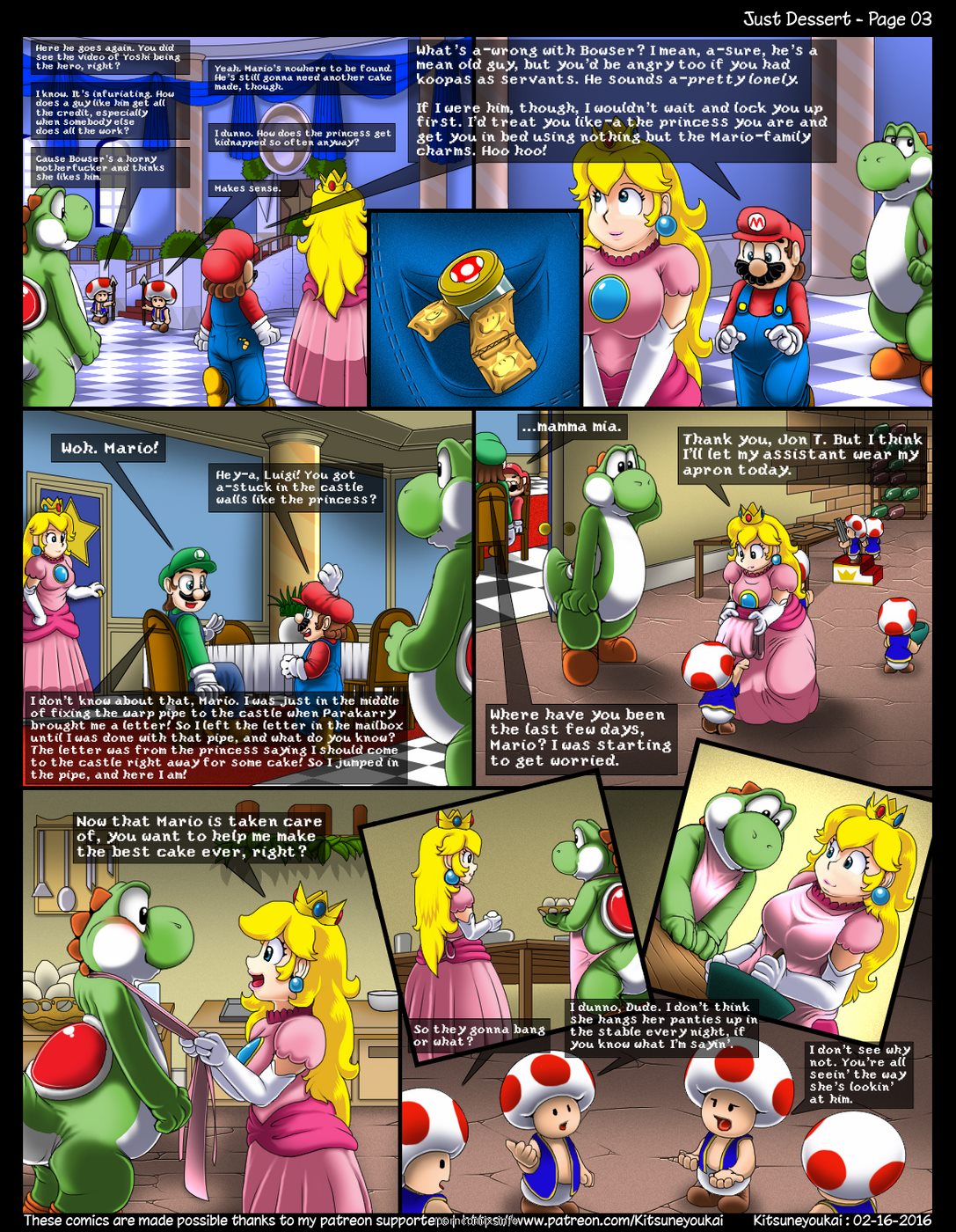 Kitsune Youkai – Just Dessert, Mario Adult Comics 019