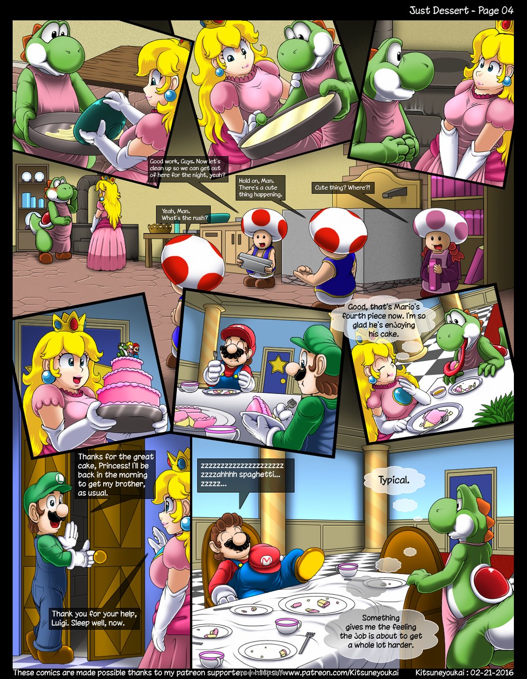 Kitsune Youkai – Just Dessert, Mario Adult Comics 020