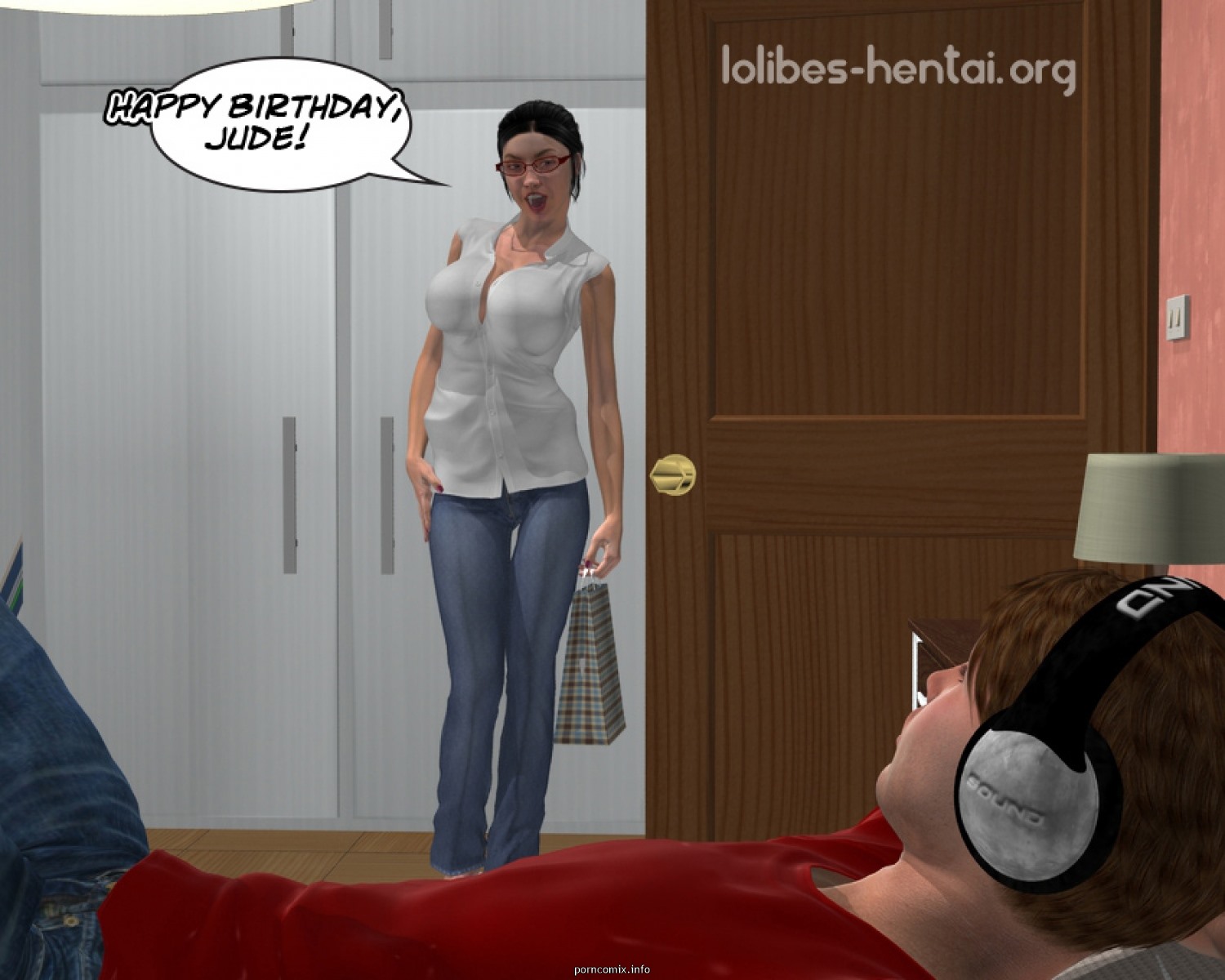 Lolibes Hentai- Jude’s sister- Birthday’s gift  (3D Porn Comics) 003