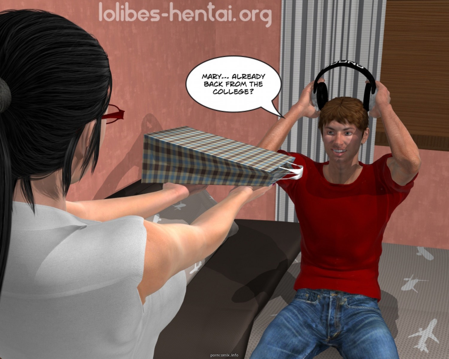 Lolibes Hentai- Jude’s sister- Birthday’s gift  (3D Porn Comics) 004