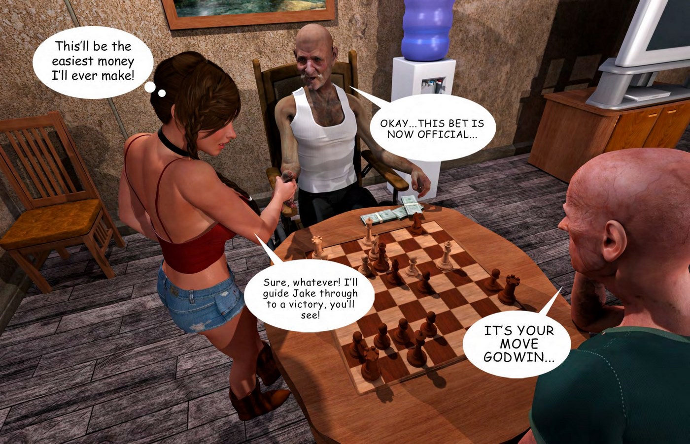 Lost Bet – Petra Helps The Elderly 3D Porn Comics 029