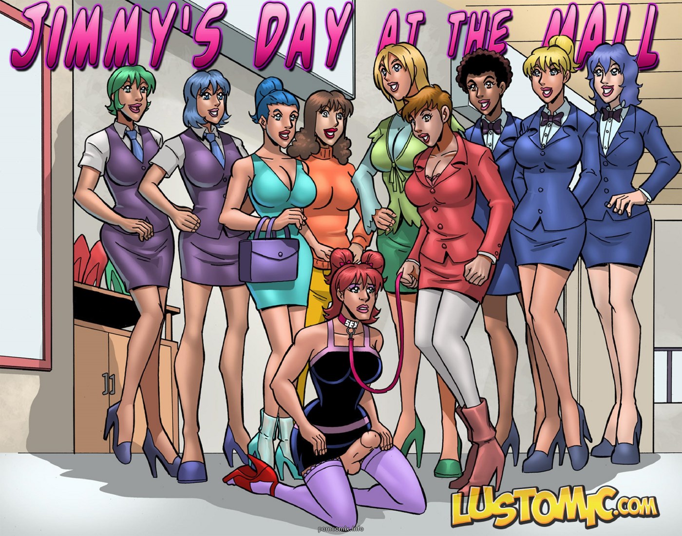 Lustomic – Jimmy’s Day at the Mall Adult Comics 001