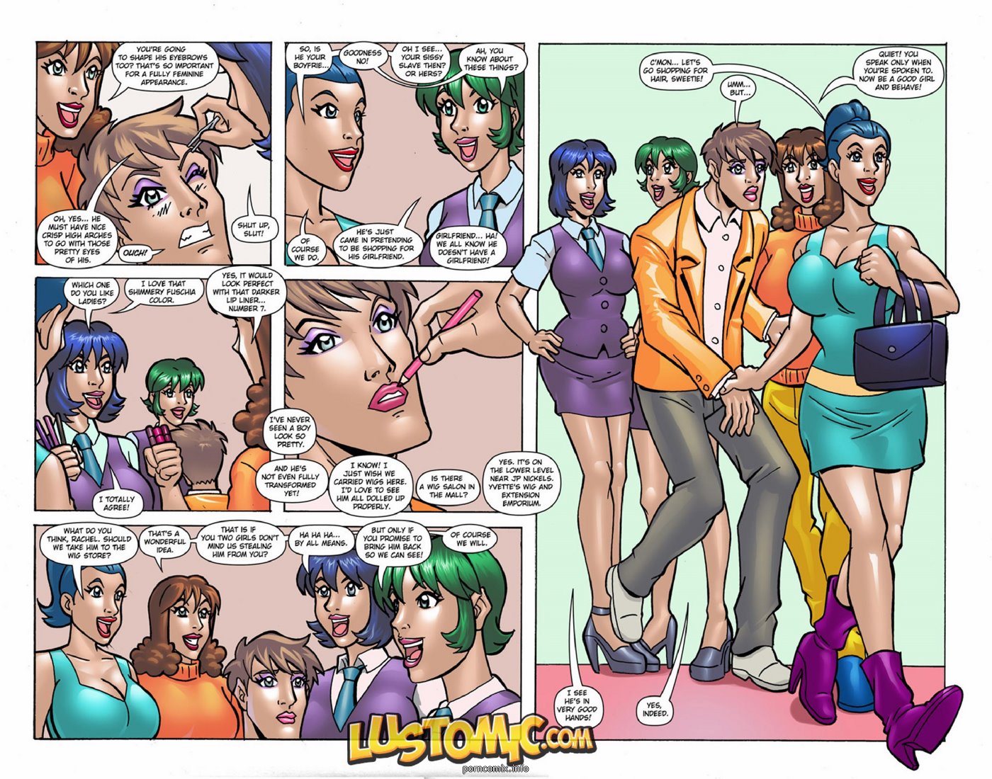 Lustomic – Jimmy’s Day at the Mall Adult Comics 009