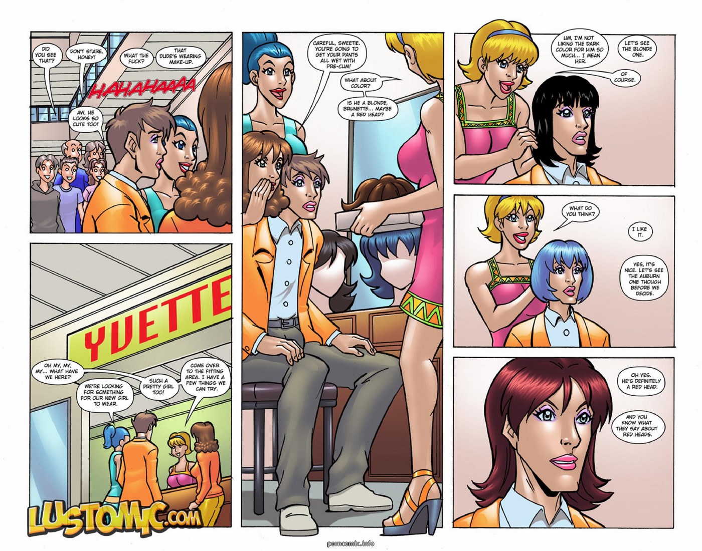 Lustomic – Jimmy’s Day at the Mall Adult Comics 010
