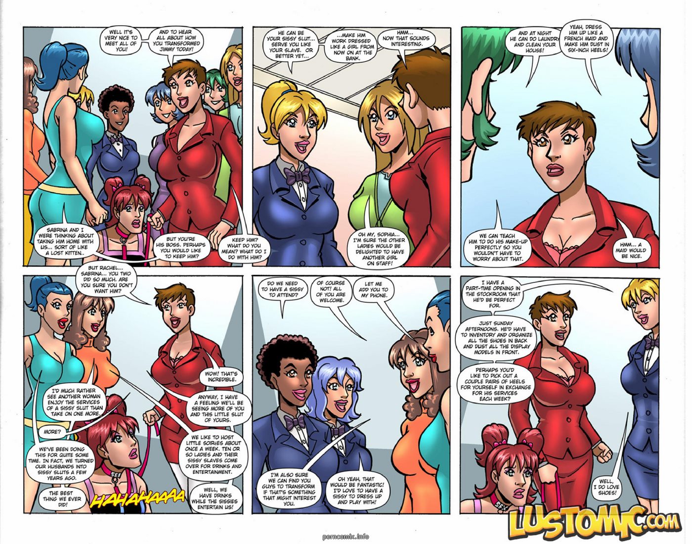 Lustomic – Jimmy’s Day at the Mall Adult Comics 021