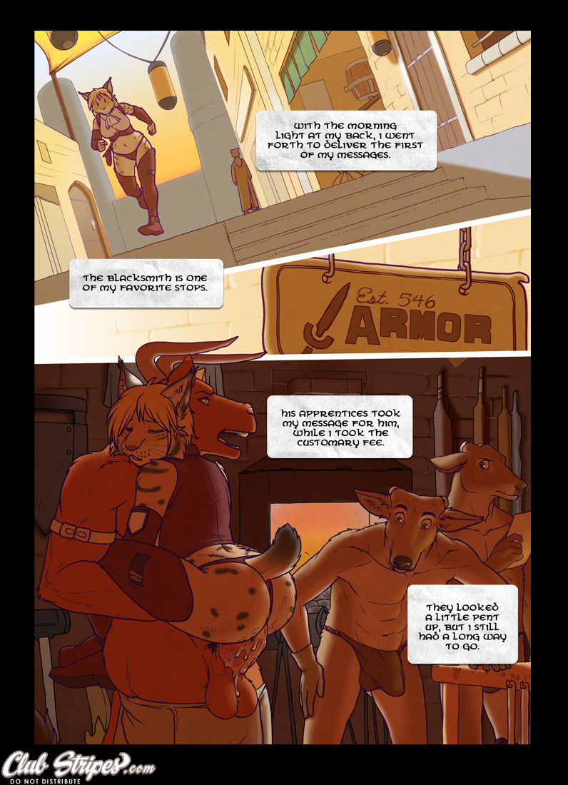 Meesh – Her Majesty’s Messenger Service Furry Comics 002