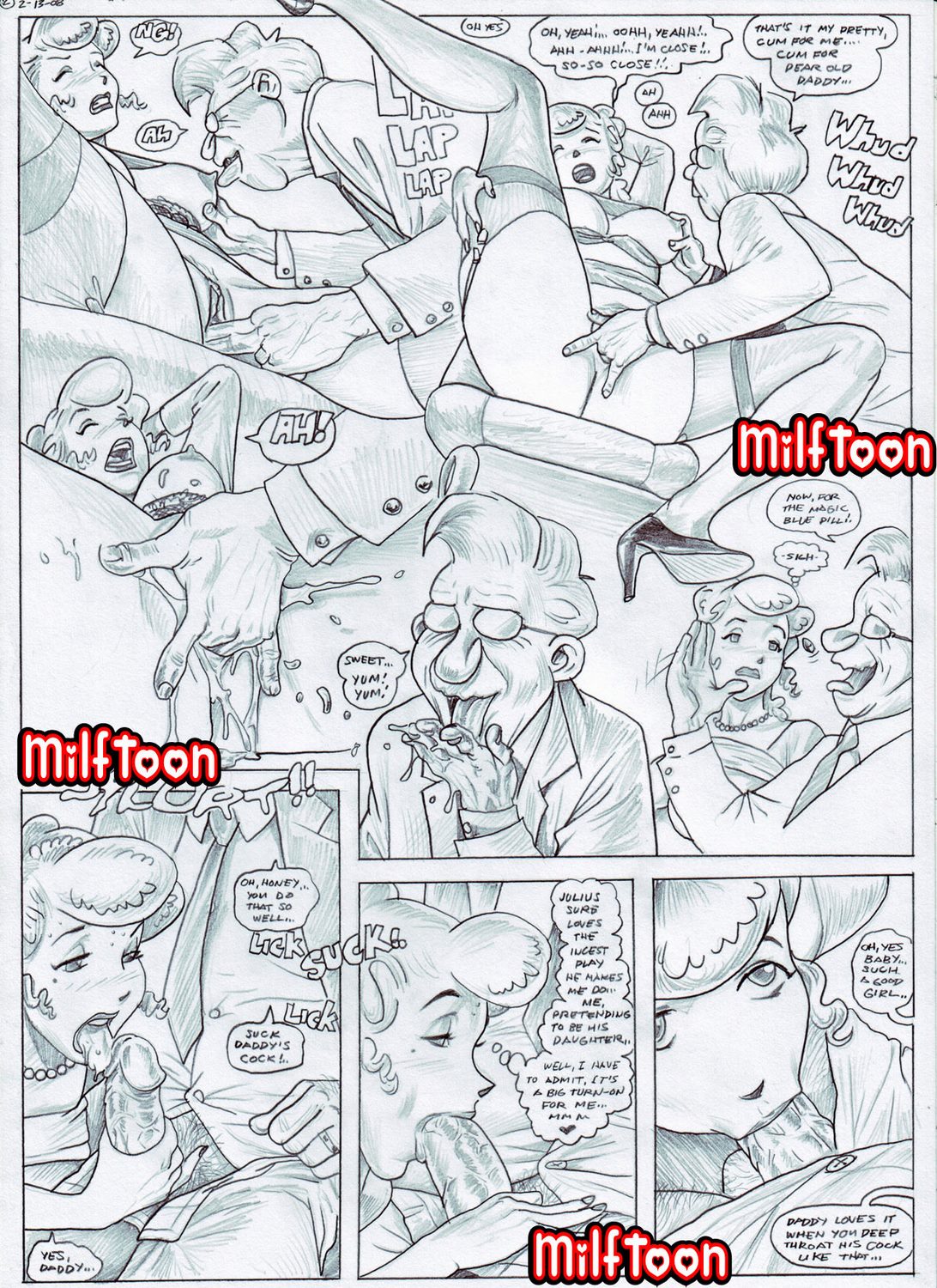 Milftoon – Pandora Box- Blondie  (Milftoon Comics) 002