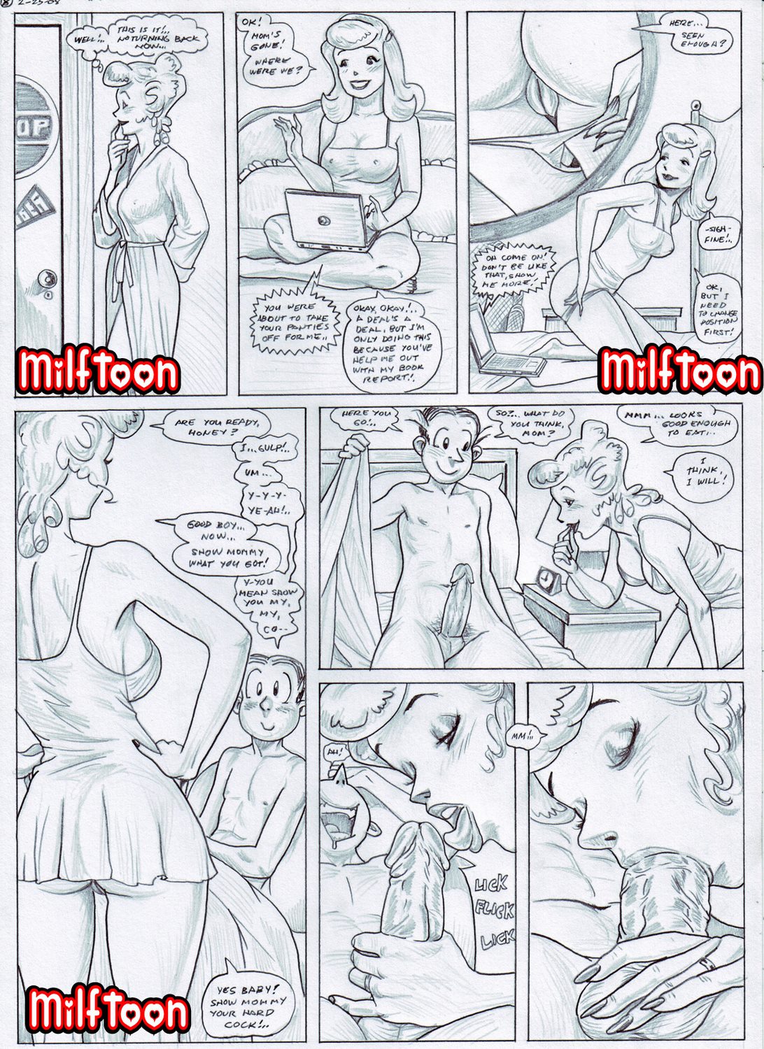 Milftoon – Pandora Box- Blondie  (Milftoon Comics) 008