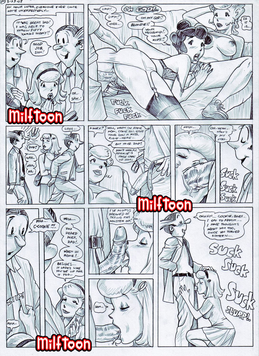 Milftoon – Pandora Box- Blondie  (Milftoon Comics) 021
